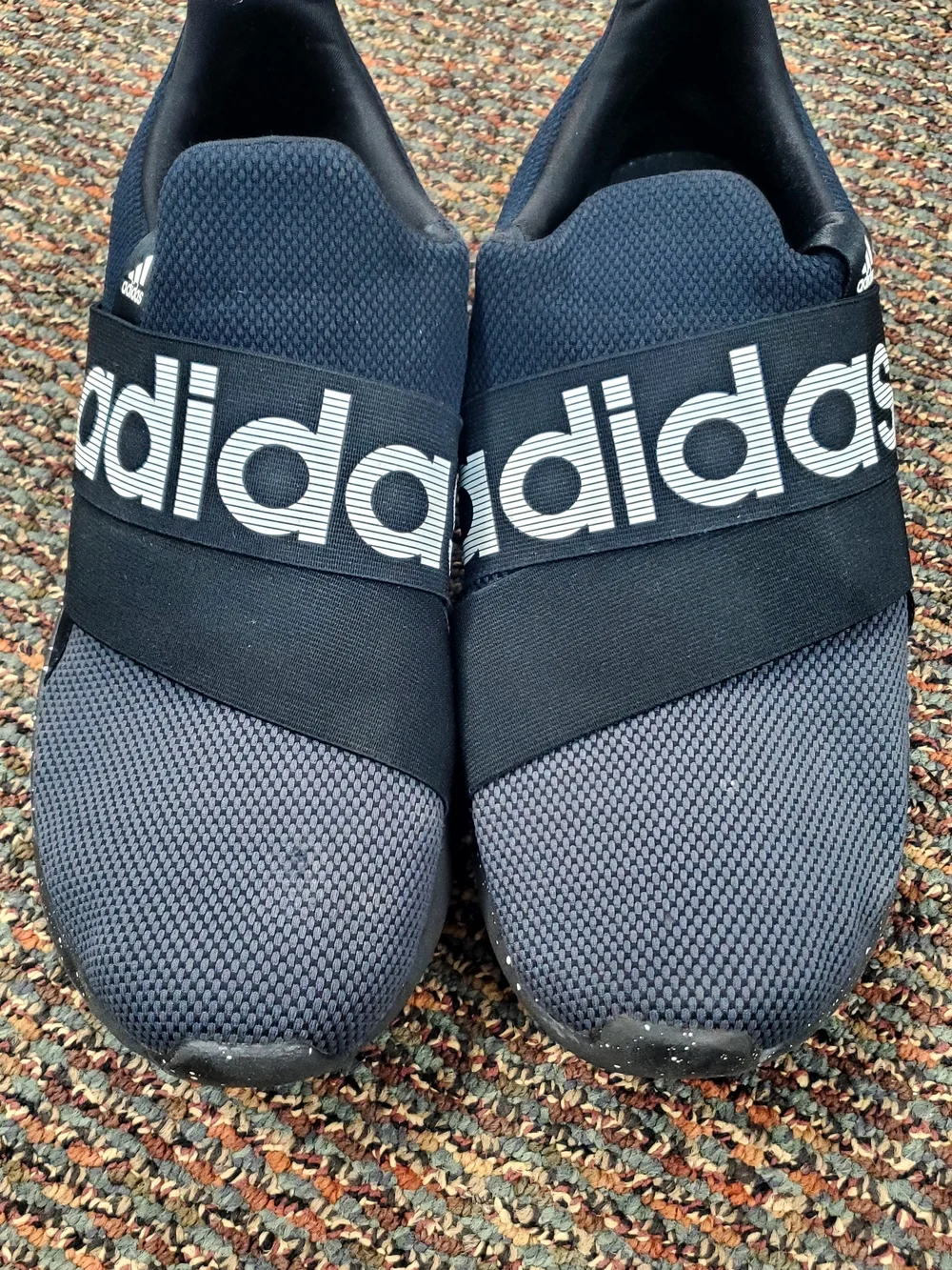 adidas Men’s Slip-On Athletic Shoes - Black & Navy